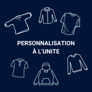 visuel personnalisation à l'unité La Fabrik à textile