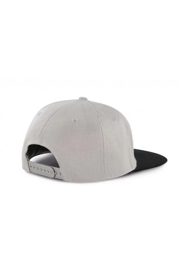 casquette snapback gris noir 2