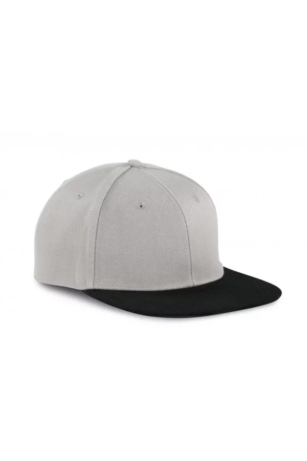 casquette snapback gris noir 3
