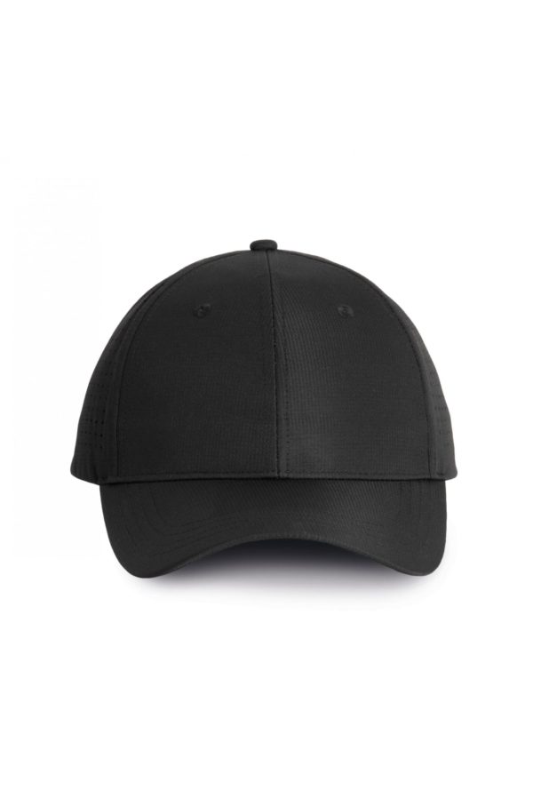 casquette perforé noir