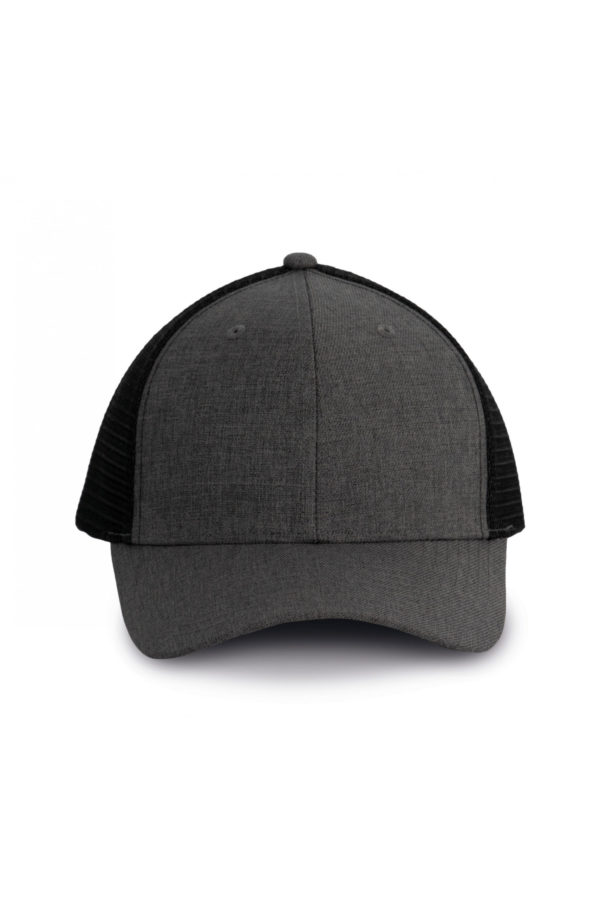casquette urban trucker gris noir 1