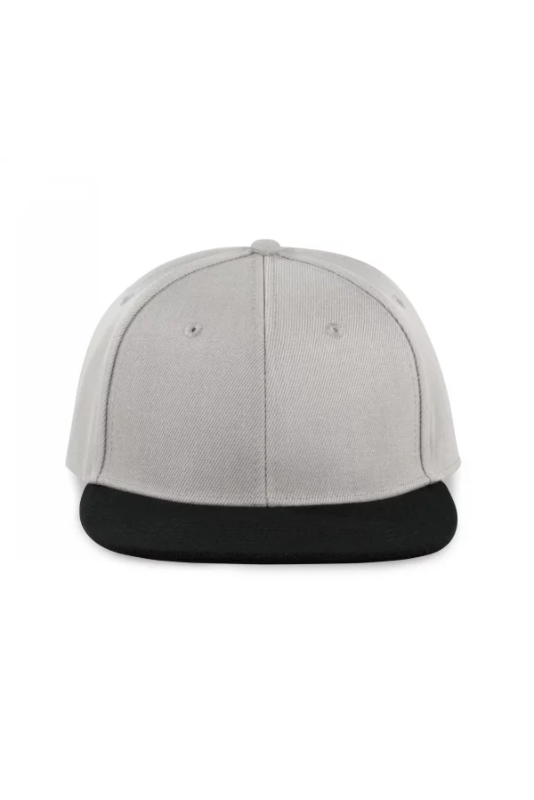 casquette snapback gris noir 1