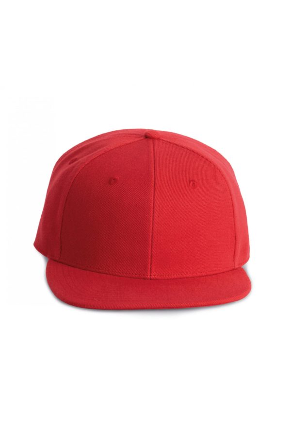 casquette snapback rouge
